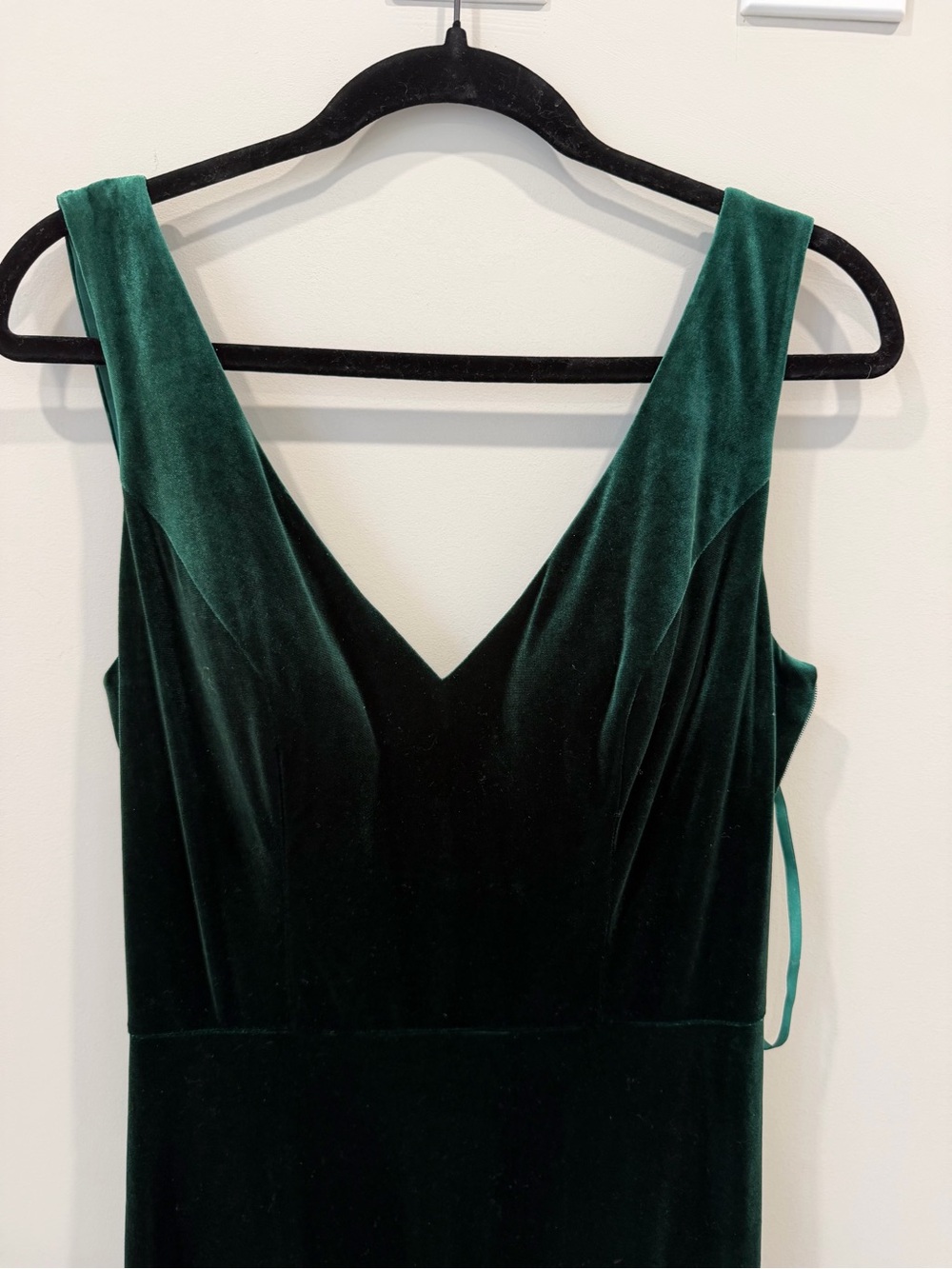Revelry Deep Green Velvet Maxi Dress